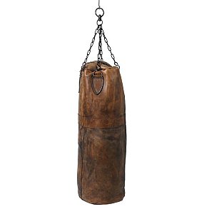 Vintage Leather Punch Bag