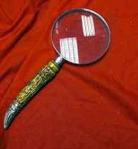 Old Library, Magnifying Glass With Horn Handle