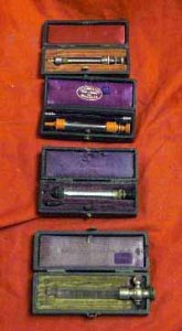 Antique Pocket Cased Medical Injection Syringes