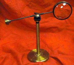 Antique Brass Bulls Eye Condenser