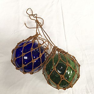 Glass trawler net floats