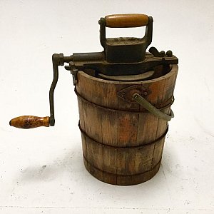 Vintage butter churner