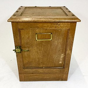 Small wooden locker