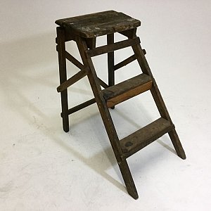 Small wooden stepladder