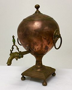 Copper urn