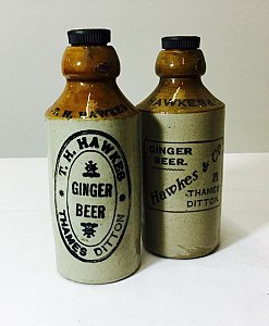 Ginger beer bottles