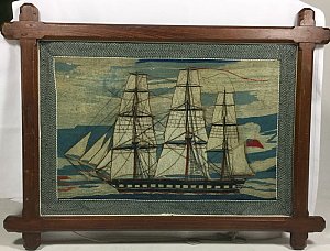 Ship embroidery