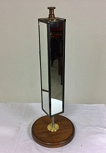 Tall mirror on stand