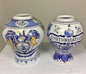 Large apothecary jars