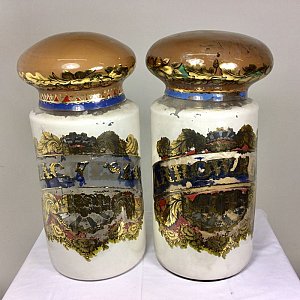 Large apothecary jars