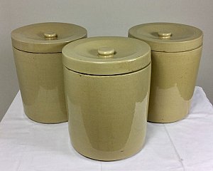 Large stoneware jars