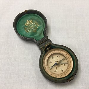 Cased magnetic compass