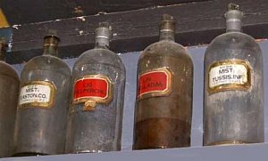 Large chemist bottles