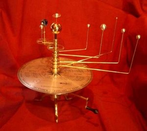 Reproduction orrery/planetarium.