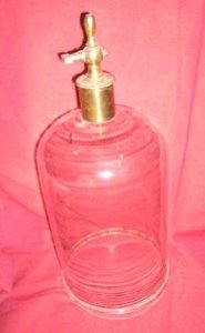 Bell jar with brass tap