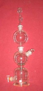 Kipps apparatus with thistle stopper