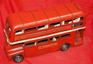 1920's London Bus Tin Toy.