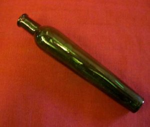 Green poison bottle