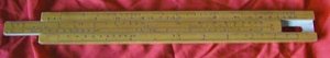 Wooden Slide Rule