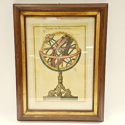 Framed Armillary Sphere Print