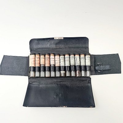 Homeopathic Set In Leather Case
