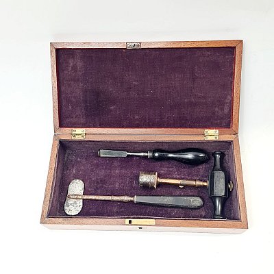 Cased Trepanning Instruments