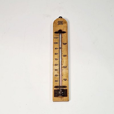 Wooden Wall Thermometer