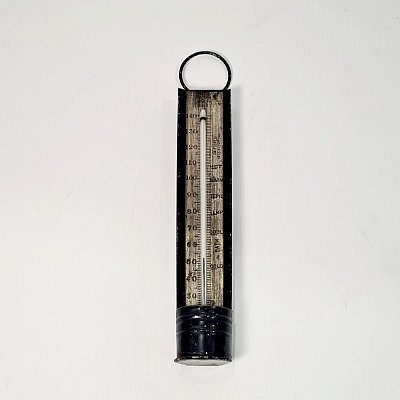 Metal Cased Wall Thermometer