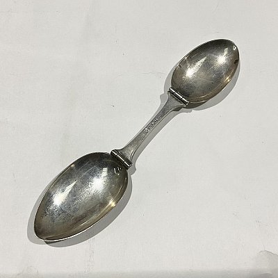 Folding Silver Medicine Spoon