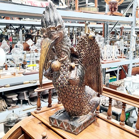 Carved Wooden Bird