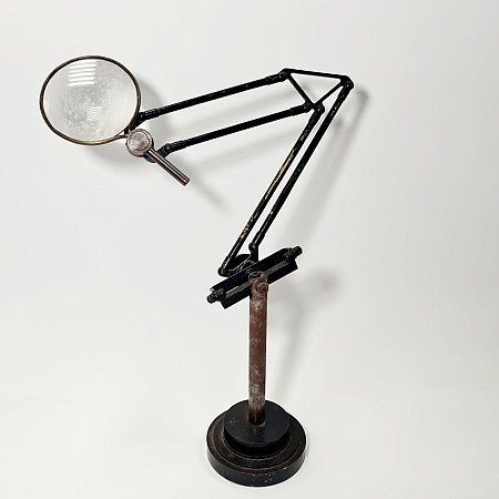 Steam-Punk Articulated Magnifying Glass