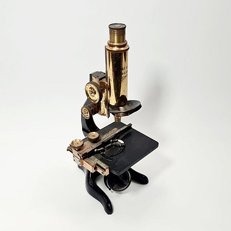 Antique Brass Microscope