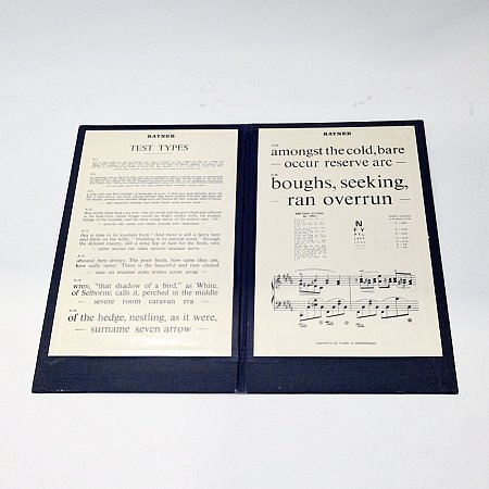 Period Folding Eye Chart