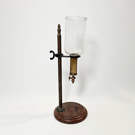 Glass Dropper In Vintage Stand