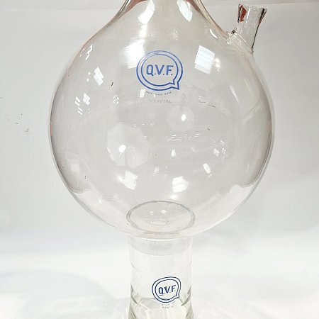 Large Spherical Flask On Glass Stand