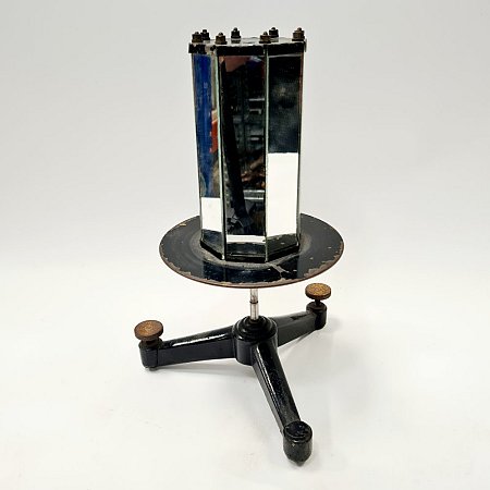 Multi-Faceted Mirror On Tripod Base
