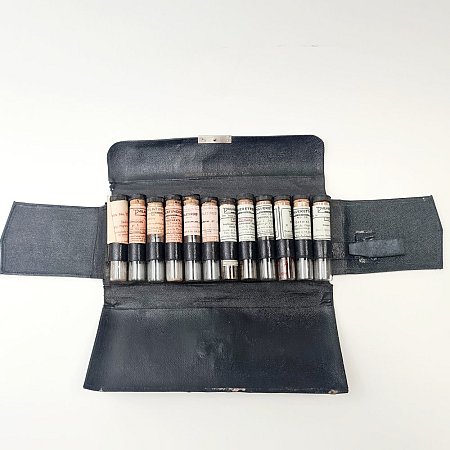 Homeopathic Set In Leather Case