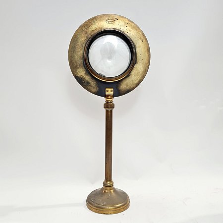 Magnifying Lens in Brass Frame