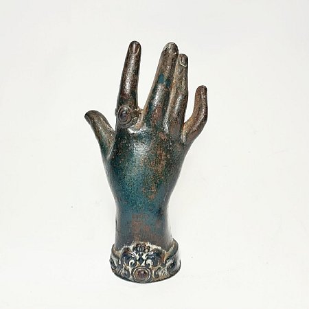 Small cast iron hand 19th c