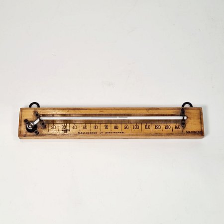 Wooden Wall Thermometer (horizontal)