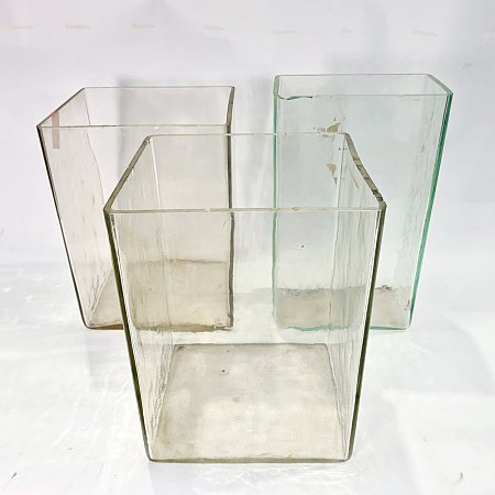 Tall Glass Container (square)