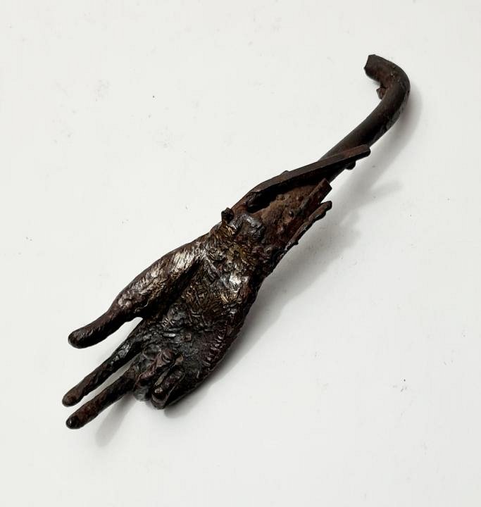 Cast Iron Skeletal Hand