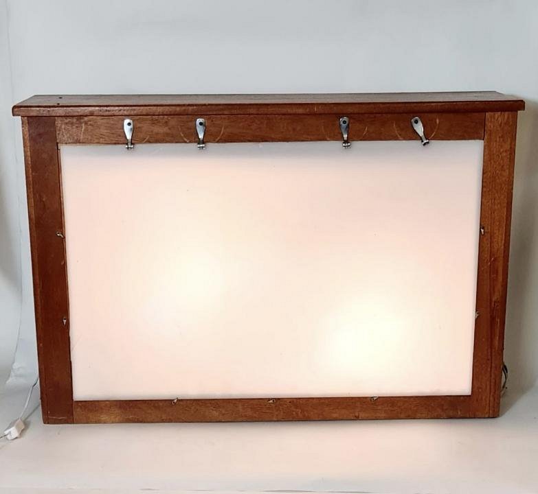 Period Wooden X-Ray Light Box