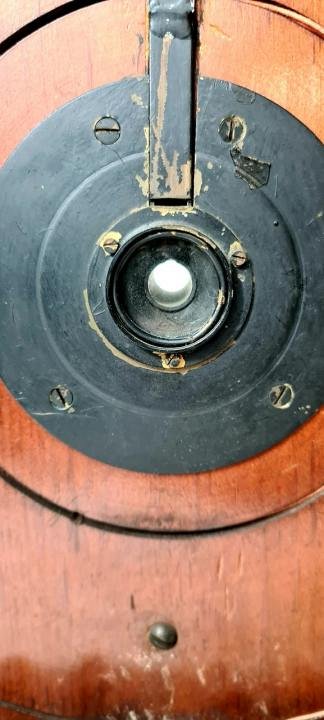 Wooden Disc / Lens Apparatus