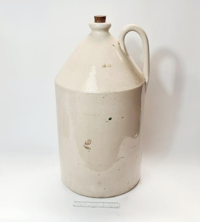 Large Stoneware Flagon