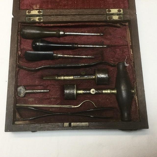Antique Cased Trephine Set