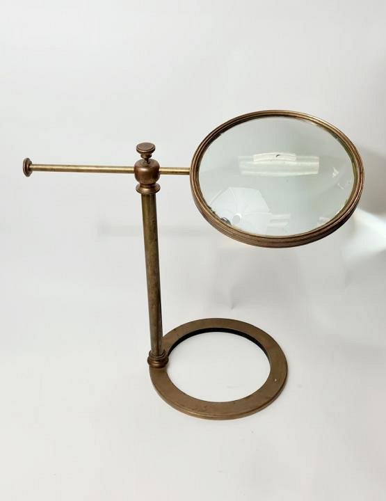 Large Brass Magnifying Glass