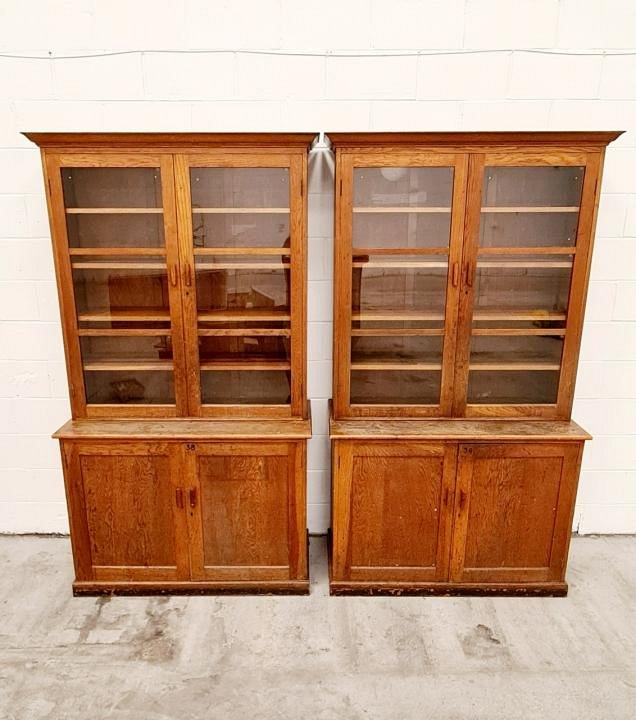 Oak School / Laboratory Cabinets (priced individually)