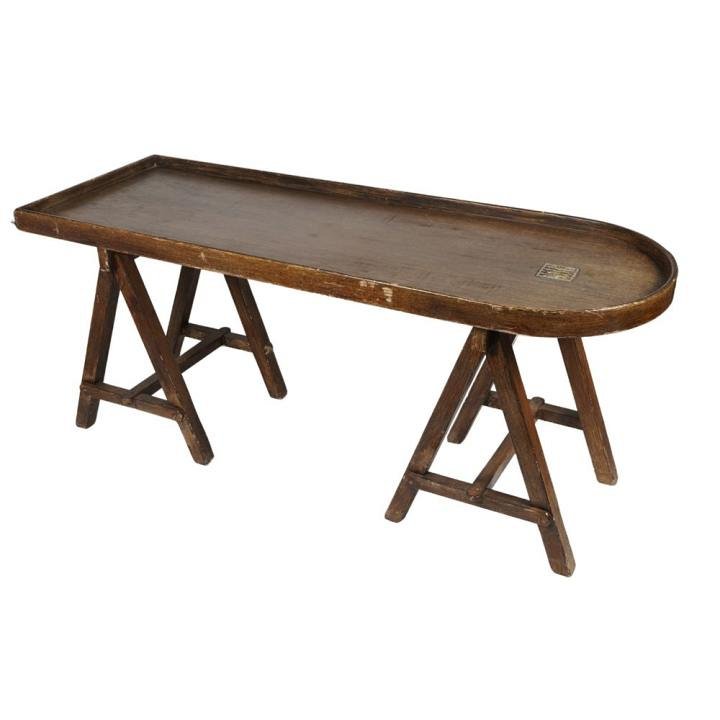 Wooden Operating / Mortuary Table