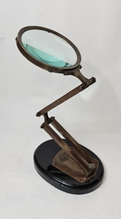 Vintage Magnifier With Hinged Stand